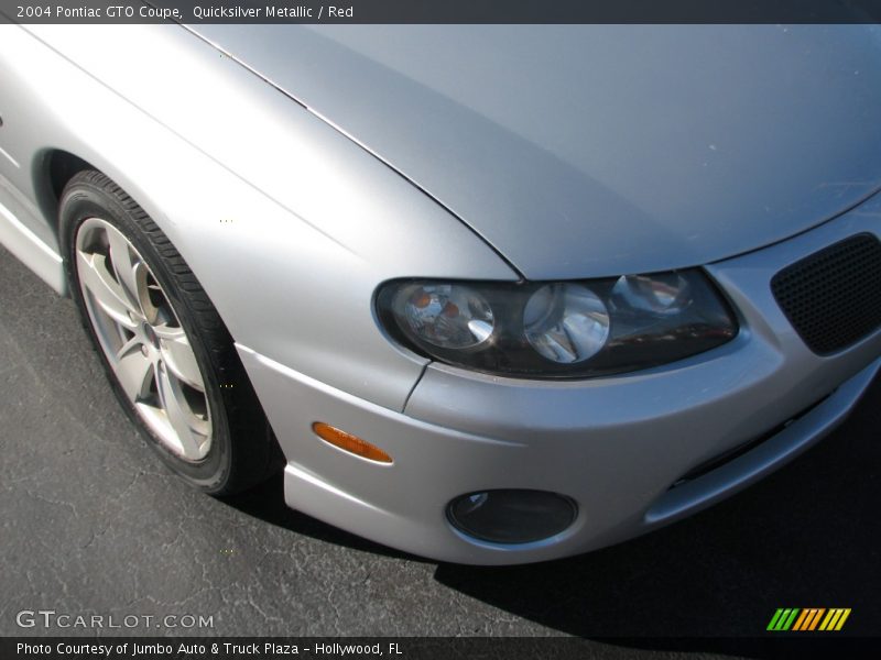 Quicksilver Metallic / Red 2004 Pontiac GTO Coupe
