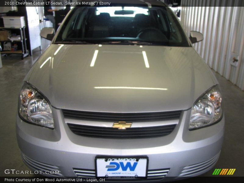 Silver Ice Metallic / Ebony 2010 Chevrolet Cobalt LT Sedan