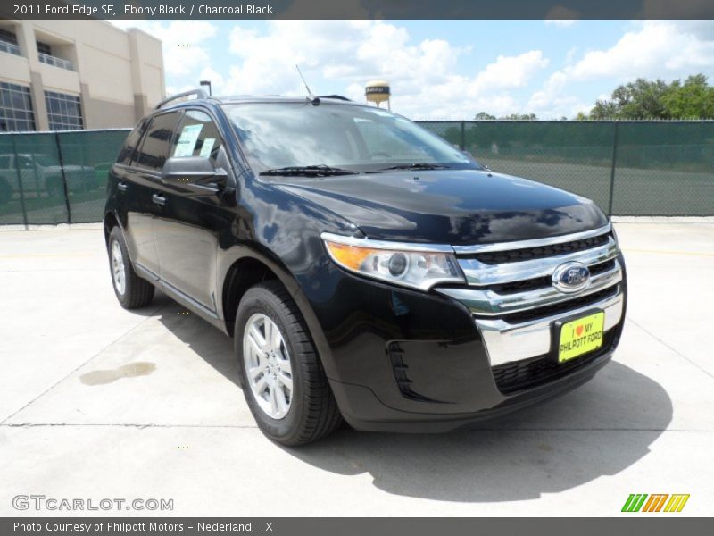 Ebony Black / Charcoal Black 2011 Ford Edge SE