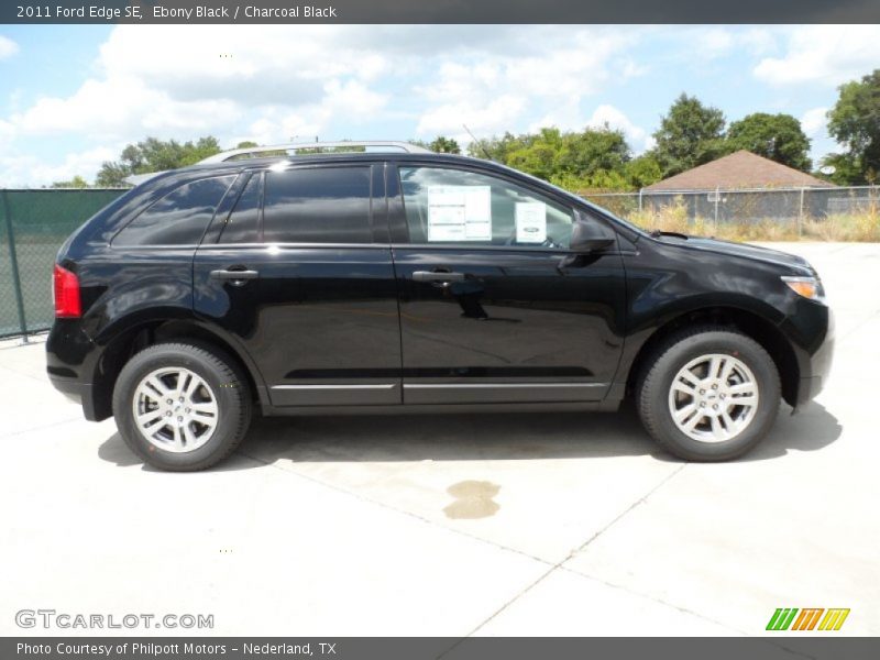 Ebony Black / Charcoal Black 2011 Ford Edge SE