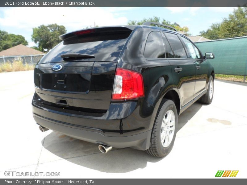 Ebony Black / Charcoal Black 2011 Ford Edge SE