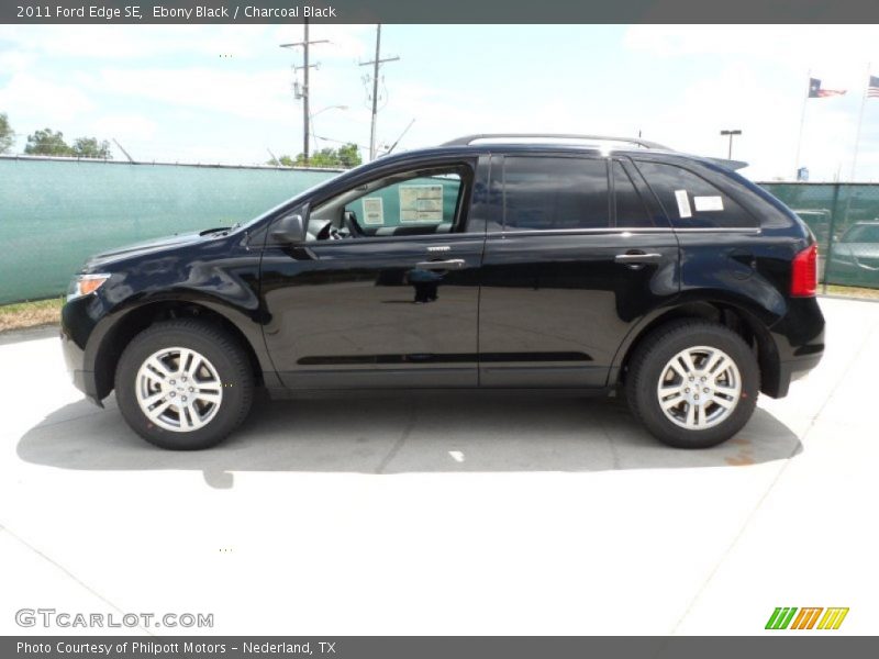 Ebony Black / Charcoal Black 2011 Ford Edge SE