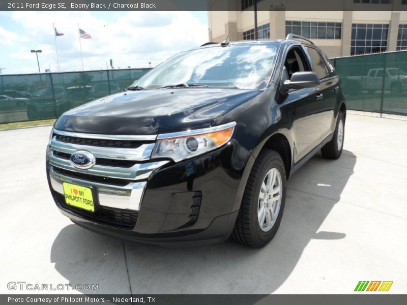 Ebony Black / Charcoal Black 2011 Ford Edge SE