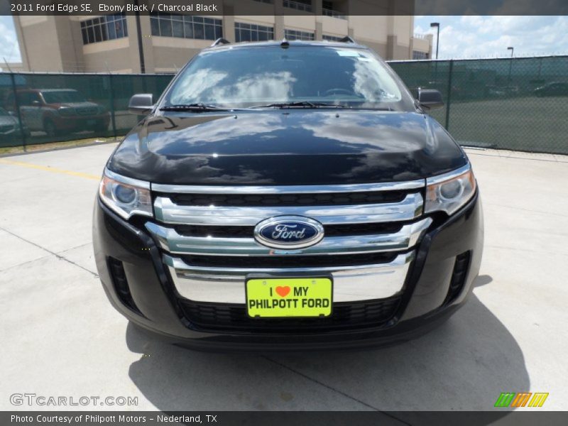 Ebony Black / Charcoal Black 2011 Ford Edge SE