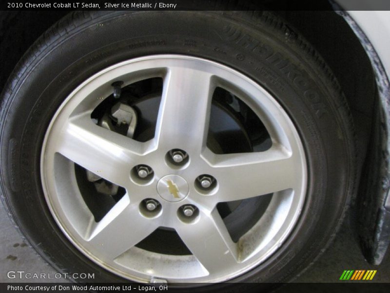Silver Ice Metallic / Ebony 2010 Chevrolet Cobalt LT Sedan