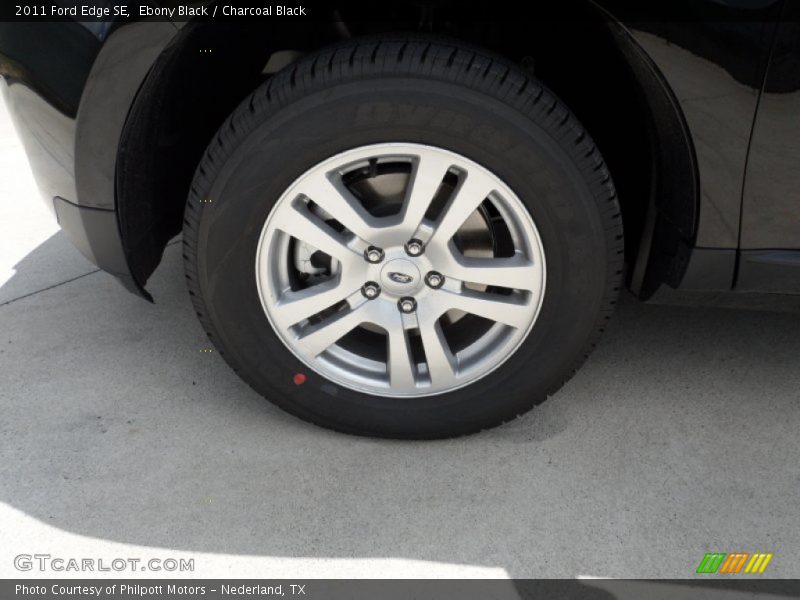 Ebony Black / Charcoal Black 2011 Ford Edge SE