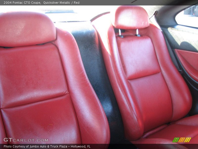 Quicksilver Metallic / Red 2004 Pontiac GTO Coupe