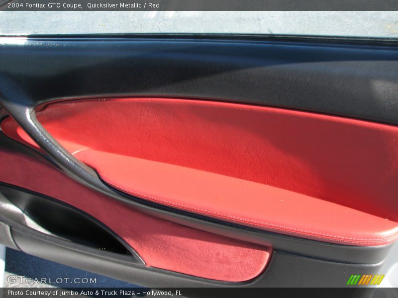 Quicksilver Metallic / Red 2004 Pontiac GTO Coupe