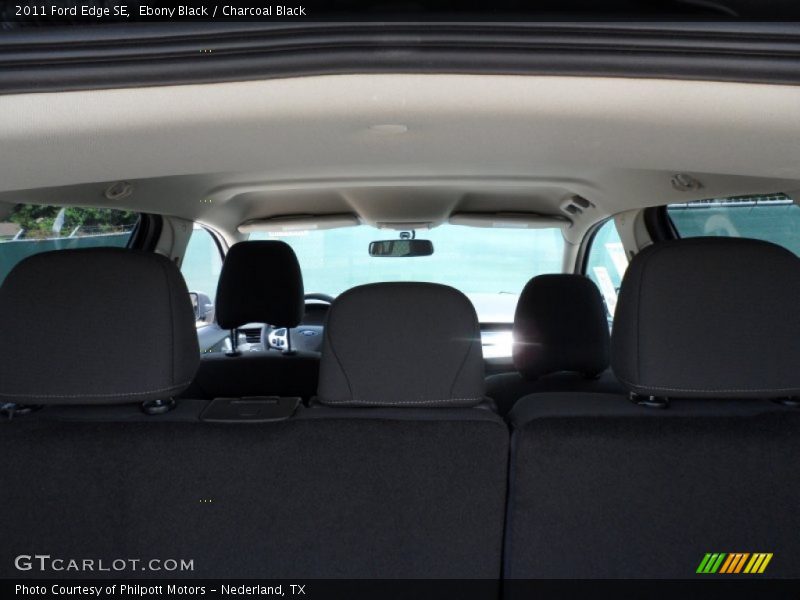 Ebony Black / Charcoal Black 2011 Ford Edge SE