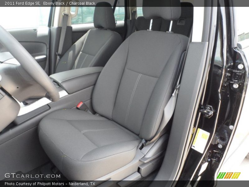 Ebony Black / Charcoal Black 2011 Ford Edge SE