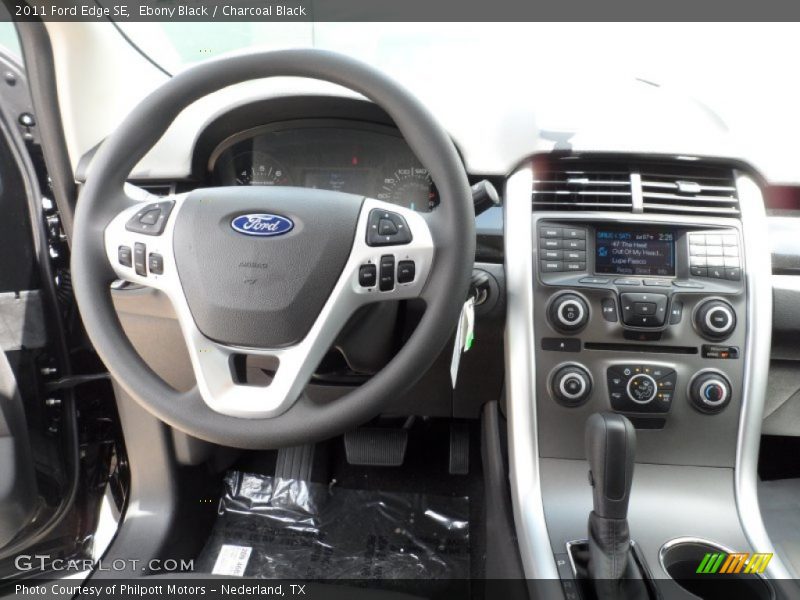 Ebony Black / Charcoal Black 2011 Ford Edge SE