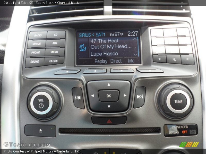 Ebony Black / Charcoal Black 2011 Ford Edge SE