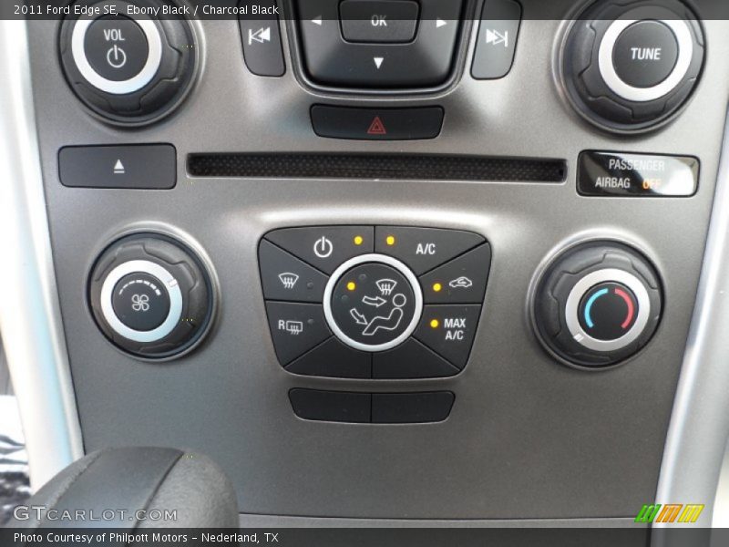 Ebony Black / Charcoal Black 2011 Ford Edge SE