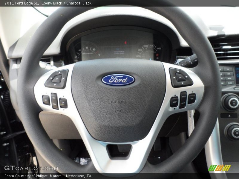 Ebony Black / Charcoal Black 2011 Ford Edge SE
