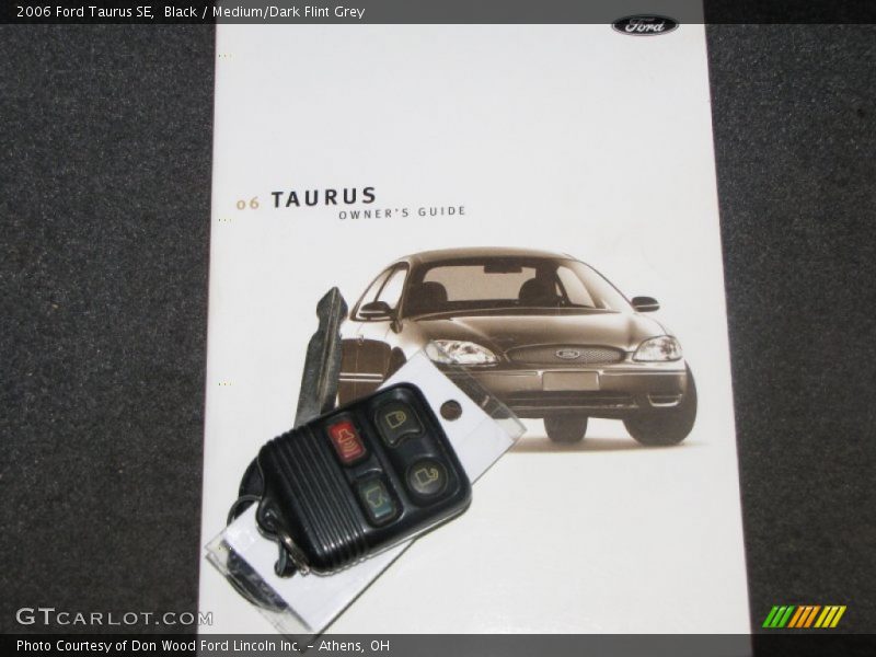 Black / Medium/Dark Flint Grey 2006 Ford Taurus SE