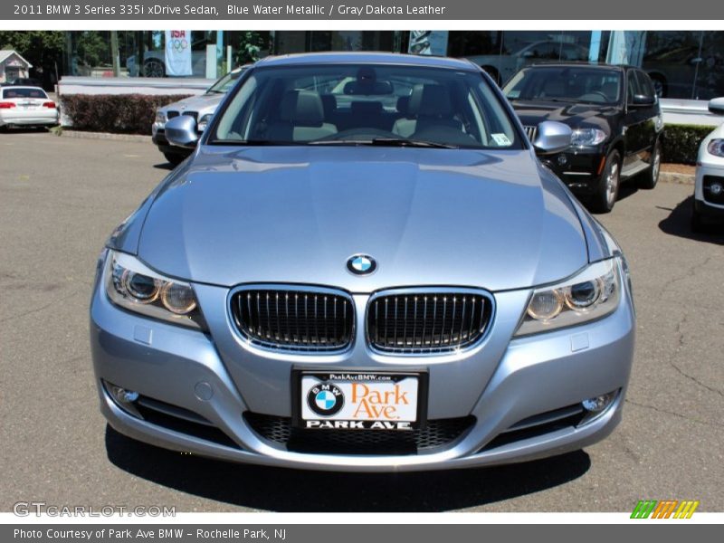Blue Water Metallic / Gray Dakota Leather 2011 BMW 3 Series 335i xDrive Sedan