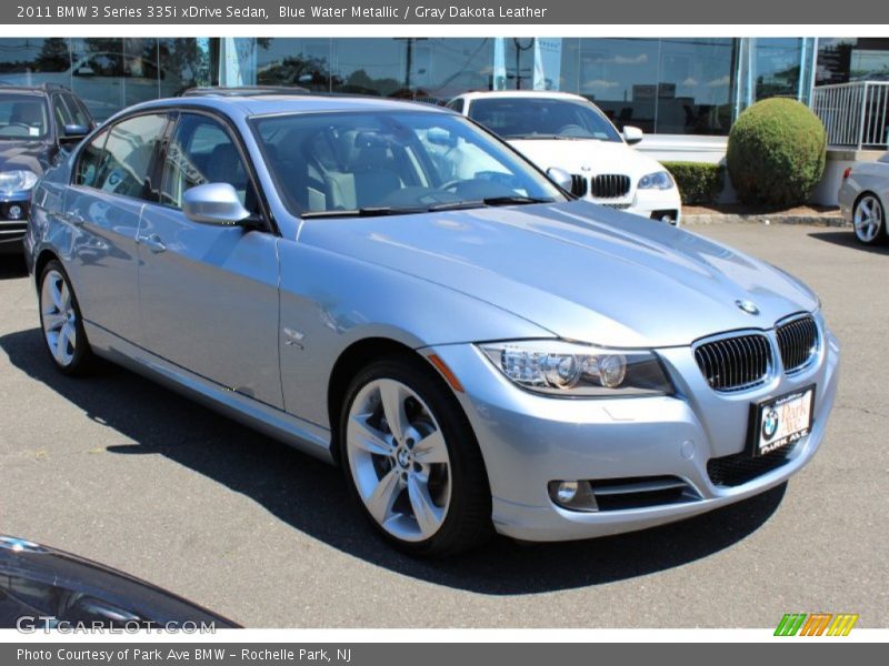 Blue Water Metallic / Gray Dakota Leather 2011 BMW 3 Series 335i xDrive Sedan