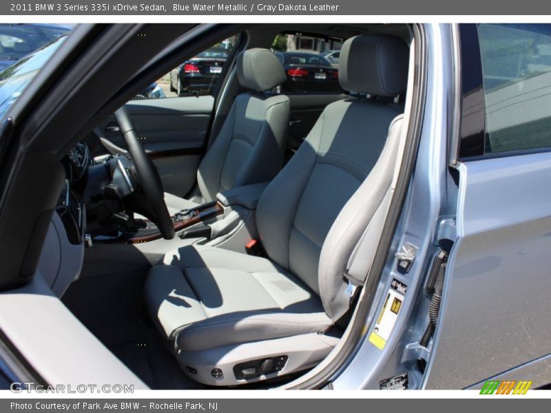 Blue Water Metallic / Gray Dakota Leather 2011 BMW 3 Series 335i xDrive Sedan