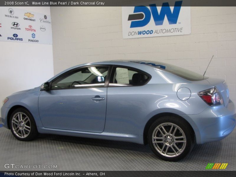 Wave Line Blue Pearl / Dark Charcoal Gray 2008 Scion tC