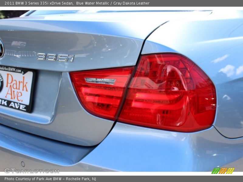 Blue Water Metallic / Gray Dakota Leather 2011 BMW 3 Series 335i xDrive Sedan