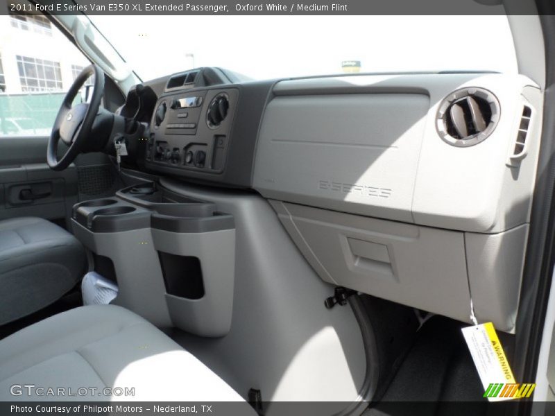 Dashboard of 2011 E Series Van E350 XL Extended Passenger