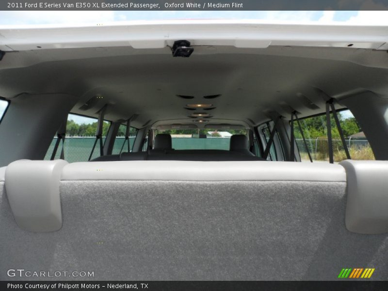 Oxford White / Medium Flint 2011 Ford E Series Van E350 XL Extended Passenger