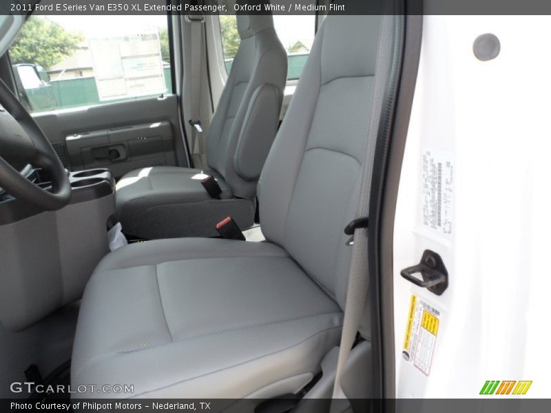  2011 E Series Van E350 XL Extended Passenger Medium Flint Interior