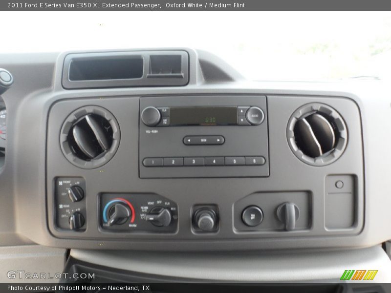 Controls of 2011 E Series Van E350 XL Extended Passenger