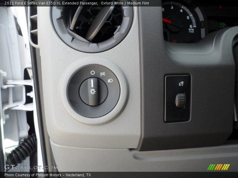 Controls of 2011 E Series Van E350 XL Extended Passenger