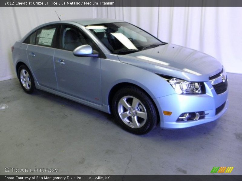 Ice Blue Metallic / Medium Titanium 2012 Chevrolet Cruze LT