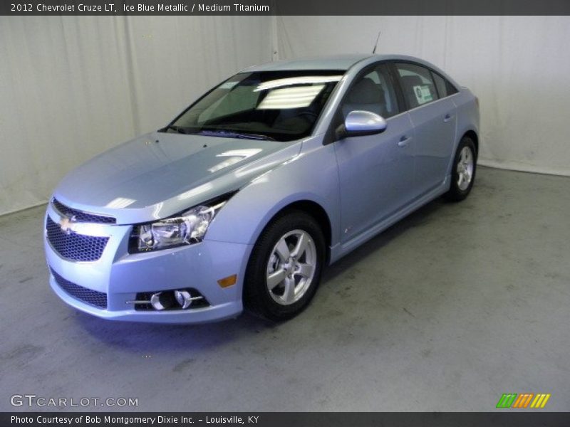 Ice Blue Metallic / Medium Titanium 2012 Chevrolet Cruze LT