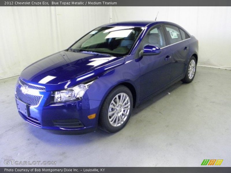 Blue Topaz Metallic / Medium Titanium 2012 Chevrolet Cruze Eco