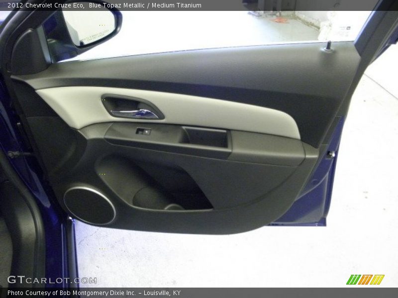 Blue Topaz Metallic / Medium Titanium 2012 Chevrolet Cruze Eco