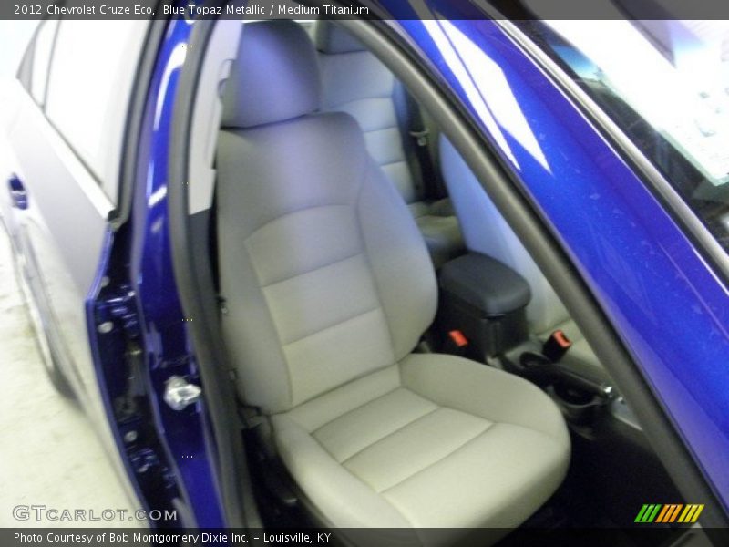 Blue Topaz Metallic / Medium Titanium 2012 Chevrolet Cruze Eco