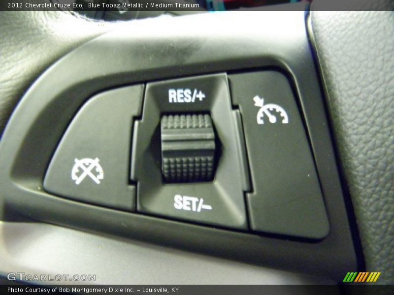 Blue Topaz Metallic / Medium Titanium 2012 Chevrolet Cruze Eco