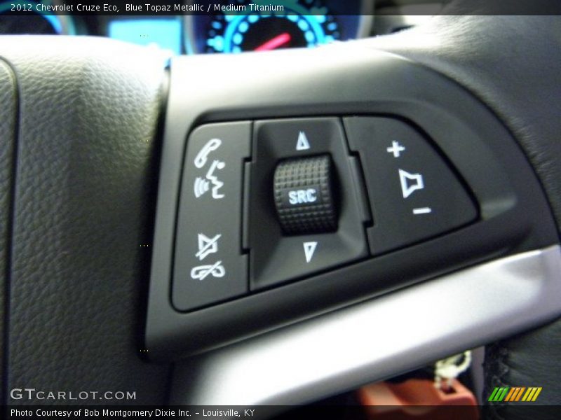 Blue Topaz Metallic / Medium Titanium 2012 Chevrolet Cruze Eco