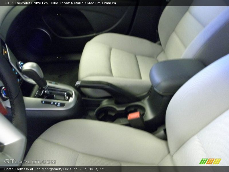Blue Topaz Metallic / Medium Titanium 2012 Chevrolet Cruze Eco