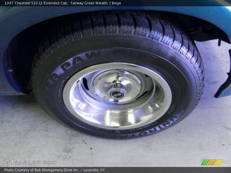 Fairway Green Metallic / Beige 1997 Chevrolet S10 LS Extended Cab