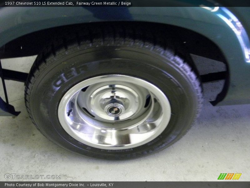 Fairway Green Metallic / Beige 1997 Chevrolet S10 LS Extended Cab
