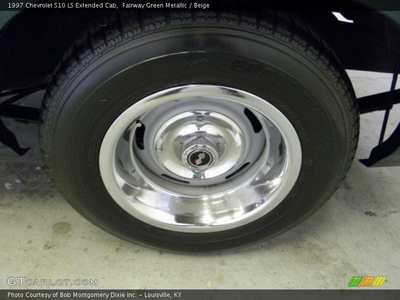 Fairway Green Metallic / Beige 1997 Chevrolet S10 LS Extended Cab