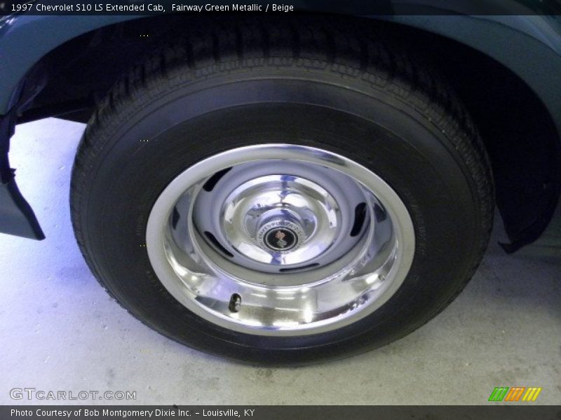 Fairway Green Metallic / Beige 1997 Chevrolet S10 LS Extended Cab