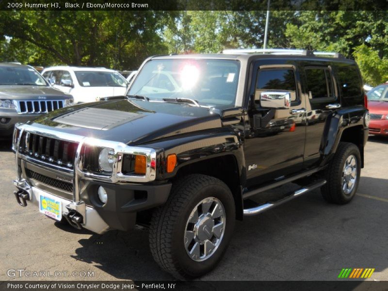 Black / Ebony/Morocco Brown 2009 Hummer H3