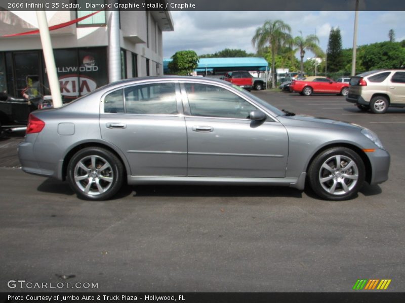 Diamond Graphite Metallic / Graphite 2006 Infiniti G 35 Sedan