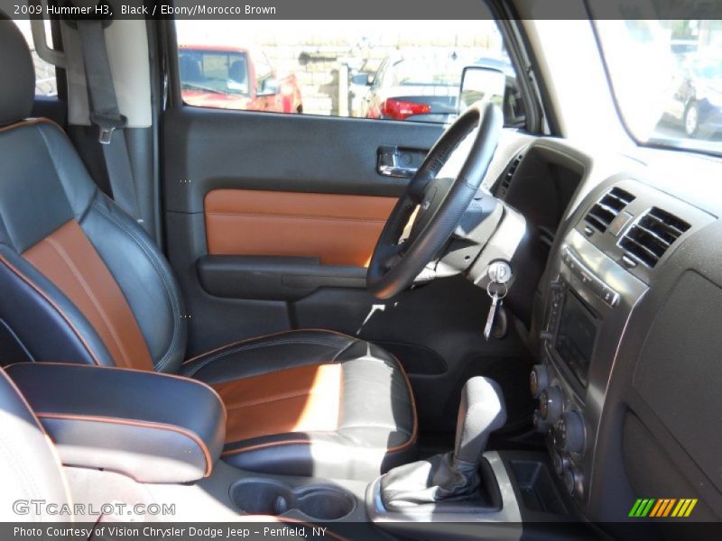  2009 H3  Ebony/Morocco Brown Interior
