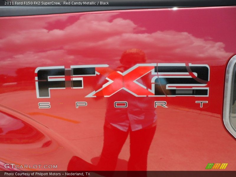 Red Candy Metallic / Black 2011 Ford F150 FX2 SuperCrew