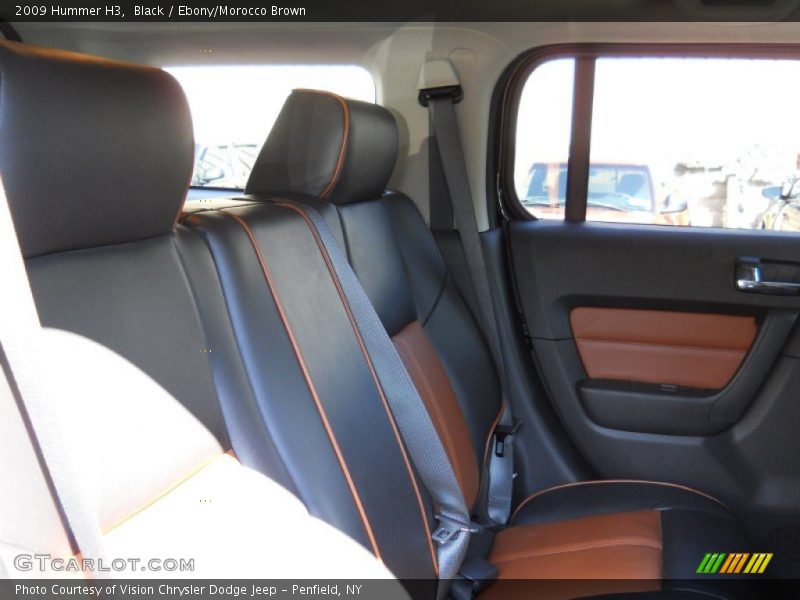  2009 H3  Ebony/Morocco Brown Interior