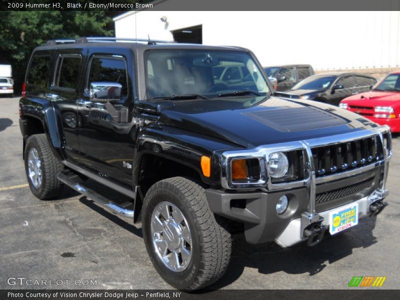 Black / Ebony/Morocco Brown 2009 Hummer H3