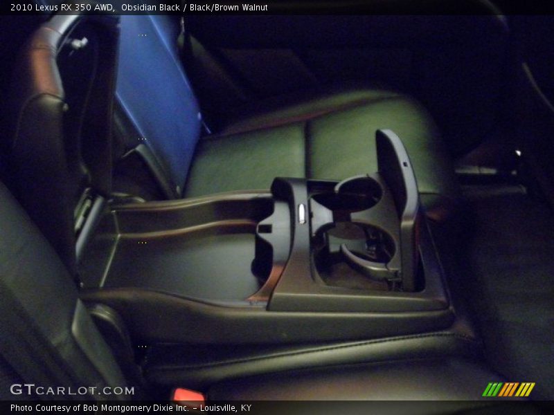 Obsidian Black / Black/Brown Walnut 2010 Lexus RX 350 AWD
