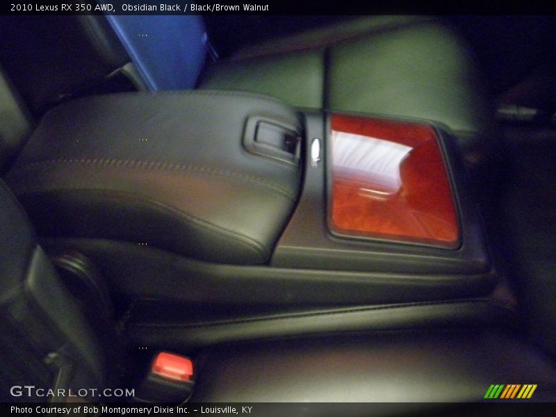 Obsidian Black / Black/Brown Walnut 2010 Lexus RX 350 AWD