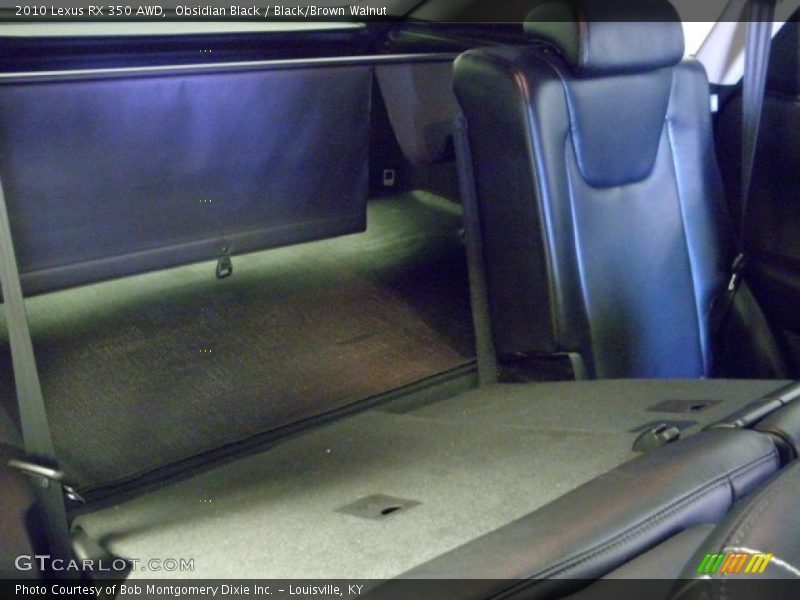 Obsidian Black / Black/Brown Walnut 2010 Lexus RX 350 AWD